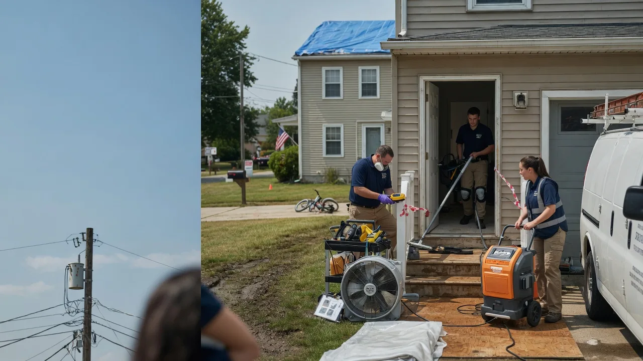 Water Damage Repair in Warrens, WI near me